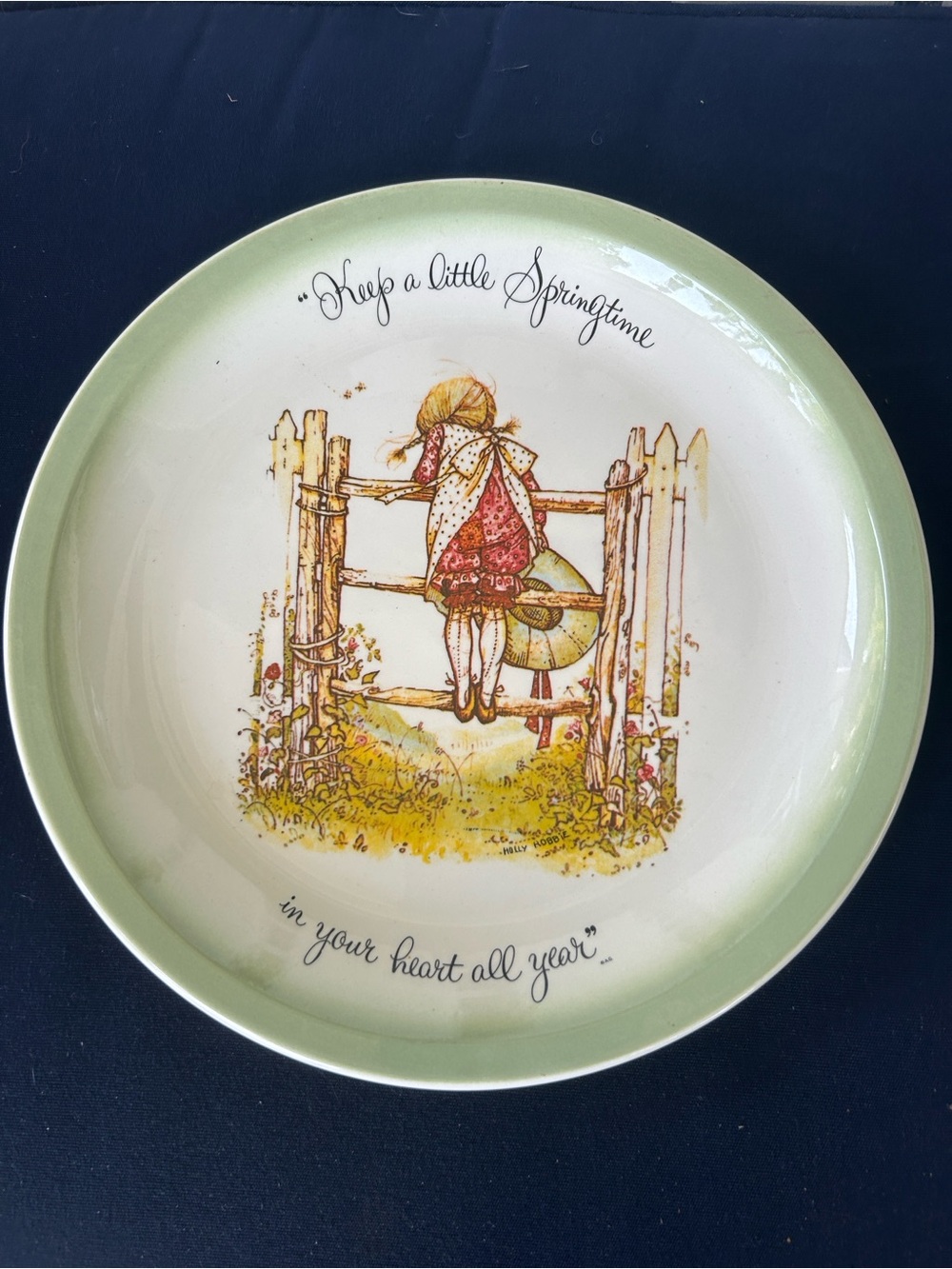 Vintage Holly Hobbie Collector's Edition Plate